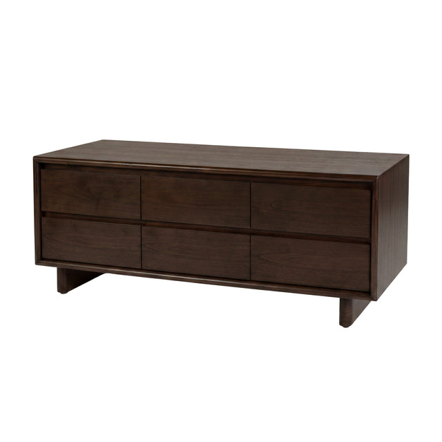 Halmstad 60 in. W Rectangular Wood 6 Drawer TV-Entertainment Stand by Butler Specialty Company
