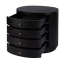 Nora 28 in. W Oval Wood 4 Drawer Nightstand by Butler Specialty Company
