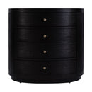 Nora 28 in. W Oval Wood 4 Drawer Nightstand by Butler Specialty Company