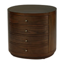 Nora 28 in. W Oval Wood 4 Drawer Nightstand by Butler Specialty Company