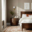 Nora 28 in. W Oval Wood 4 Drawer Nightstand by Butler Specialty Company