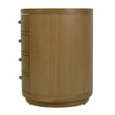 Nora 28 in. W Oval Wood 4 Drawer Nightstand by Butler Specialty Company