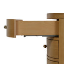 Nora 28 in. W Oval Wood 4 Drawer Nightstand by Butler Specialty Company
