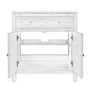 Nora 32 in. W Rectangular Wood & Marble Bathroom Vanity with Storage by Butler Specialty Company