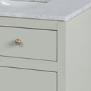Nora 32 in. W Rectangular Wood & Marble Bathroom Vanity with Storage by Butler Specialty Company