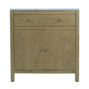 Nora 32 in. W Rectangular Wood & Marble Bathroom Vanity with Storage by Butler Specialty Company