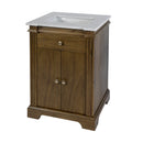 Rachelle 24 in. W Rectangular Wood & Marble Bathroom Vanity with Storage by Butler Specialty Company