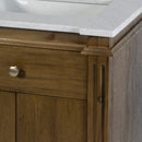 Rachelle 24 in. W Rectangular Wood & Marble Bathroom Vanity with Storage by Butler Specialty Company