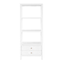 Nora 28 in. W x 70"H Wood 3 Tier Open Bookshelf with Drawers by Butler Specialty Company