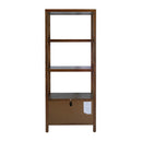 Nora 28 in. W x 70"H Wood 3 Tier Open Bookshelf with Drawers by Butler Specialty Company