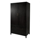 Nora 45 in. W x 84 in. H Wood Armoire with 2 Drawers by Butler Specialty Company