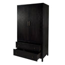 Nora 45 in. W x 84 in. H Wood Armoire with 2 Drawers by Butler Specialty Company