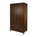 Nora 45 in. W x 84 in. H Wood Armoire with 2 Drawers by Butler Specialty Company