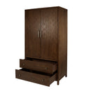Nora 45 in. W x 84 in. H Wood Armoire with 2 Drawers by Butler Specialty Company