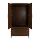 Nora 45 in. W x 84 in. H Wood Armoire with 2 Drawers by Butler Specialty Company