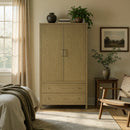 Nora 45 in. W x 84 in. H Wood Armoire with 2 Drawers by Butler Specialty Company