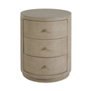 Nora 22 in. W Round Wood 3 Drawer End Table by Butler Specialty Company