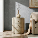 Nora 22 in. W Round Wood 3 Drawer End Table by Butler Specialty Company