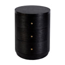 Nora 22 in. W Round Wood 3 Drawer End Table by Butler Specialty Company