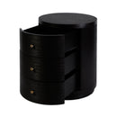 Nora 22 in. W Round Wood 3 Drawer End Table by Butler Specialty Company