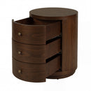 Nora 22 in. W Round Wood 3 Drawer End Table by Butler Specialty Company