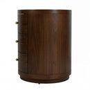 Nora 22 in. W Round Wood 3 Drawer End Table by Butler Specialty Company