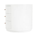 Nora 28 in. W Round Wood 3 Drawer End Table by Butler Specialty Company