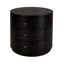 Nora 28 in. W Round Wood 3 Drawer End Table by Butler Specialty Company