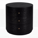 Nora 28 in. W Round Wood 3 Drawer End Table by Butler Specialty Company