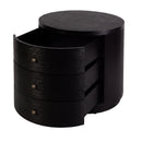 Nora 28 in. W Round Wood 3 Drawer End Table by Butler Specialty Company
