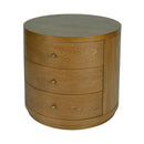 Nora 28 in. W Round Wood 3 Drawer End Table by Butler Specialty Company