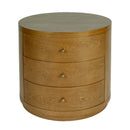 Nora 28 in. W Round Wood 3 Drawer End Table by Butler Specialty Company
