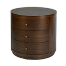 Nora 28 in. W Round Wood 3 Drawer End Table by Butler Specialty Company