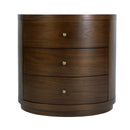 Nora 28 in. W Round Wood 3 Drawer End Table by Butler Specialty Company