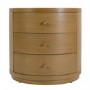 Nora 28 in. W Round Wood 3 Drawer End Table by Butler Specialty Company