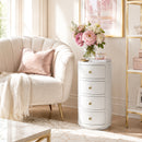 Nora 12 in. W Round Wood 4 Drawer End Table by Butler Specialty Company