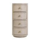 Nora 12 in. W Round Wood 4 Drawer End Table by Butler Specialty Company