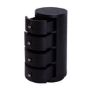 Nora 12 in. W Round Wood 4 Drawer End Table by Butler Specialty Company