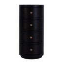 Nora 12 in. W Round Wood 4 Drawer End Table by Butler Specialty Company