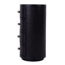 Nora 12 in. W Round Wood 4 Drawer End Table by Butler Specialty Company