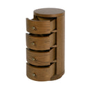 Nora 12 in. W Round Wood 4 Drawer End Table by Butler Specialty Company