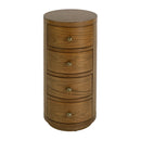 Nora 12 in. W Round Wood 4 Drawer End Table by Butler Specialty Company