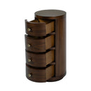 Nora 12 in. W Round Wood 4 Drawer End Table by Butler Specialty Company