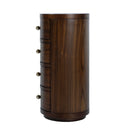 Nora 12 in. W Round Wood 4 Drawer End Table by Butler Specialty Company