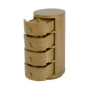 Nora 12 in. W Round Wood 4 Drawer End Table by Butler Specialty Company