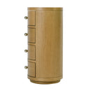 Nora 12 in. W Round Wood 4 Drawer End Table by Butler Specialty Company