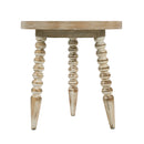 Pisa 17.75 in. W Round Wood and Glass Accent Table by Butler Specialty Company