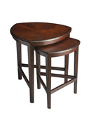 Finnegan Triangle Shaped Wood Set of 2 Nesting Tables by Butler Specialty Company