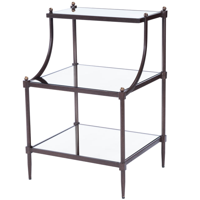 Peninsula Mirrored Side Table by Butler Specialty Company
