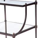 Peninsula Mirrored Side Table by Butler Specialty Company